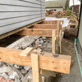 Support Beams - House Demolition